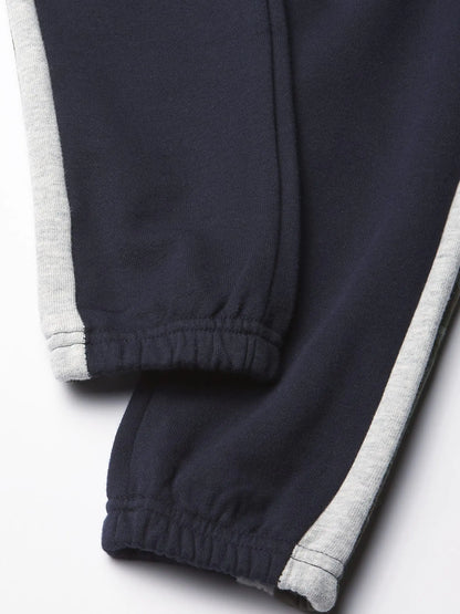 Nautica Boys' Basic Fleece Jogger Sweatpants, Elastic Waistband with Drawstring Closure, Super Soft Cotton-Blend 10-12 Navy Blue - # BOAA12410002