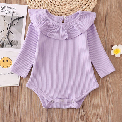 Newborn Baby Girl Romper | With Candy Ruffles | Outfit - # BAAA21110038