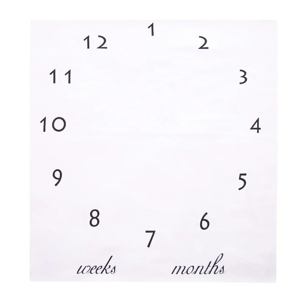 Newborn Baby Milestone Photography Blanket - # BAGE41110002