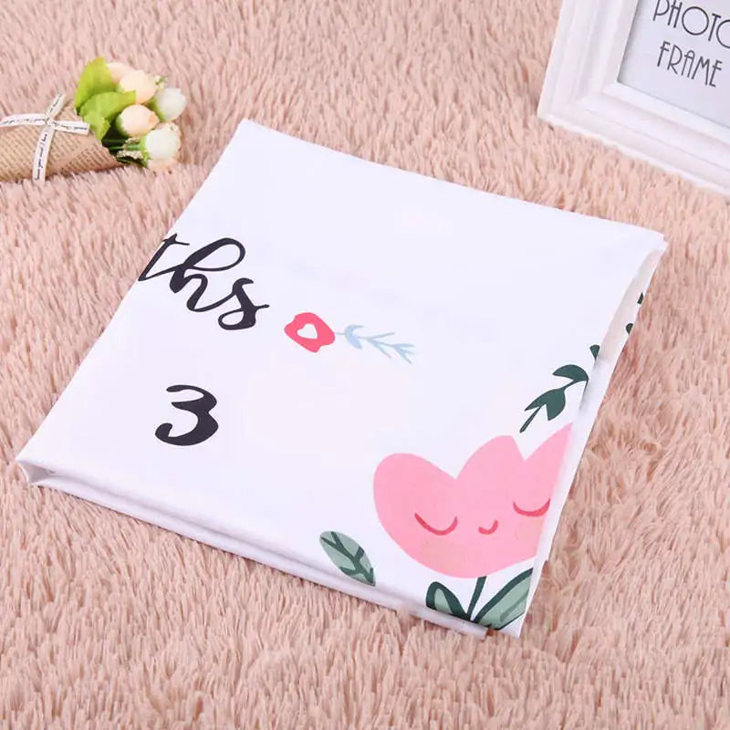 Newborn Baby Milestone Photography Blanket - # BAGE41110002