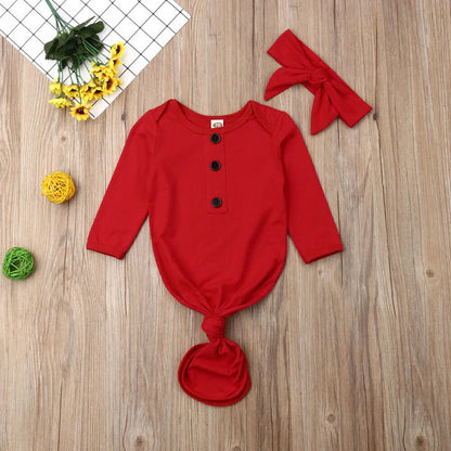 Newborn Baby Sleeper Nightgown - # BAAA81810001