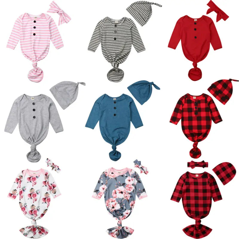 Newborn Baby Sleeper Nightgown - # BAAA81810001