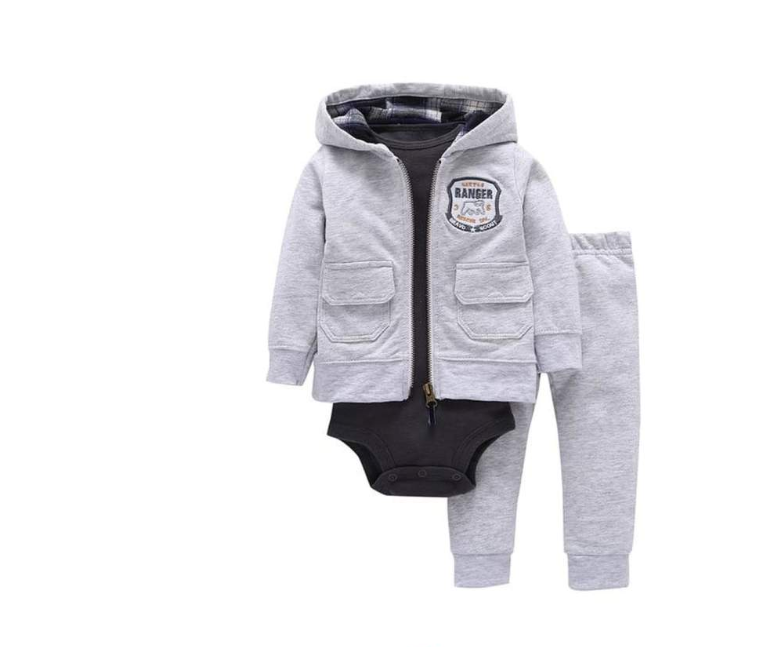 Newborn Fleece Hooded Jacket and Romper Set | 24 different models - # BAAA51210041