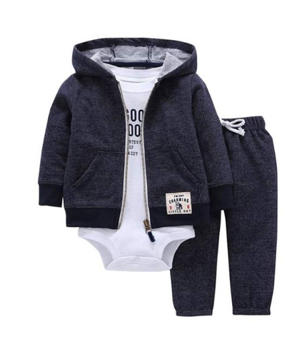 Newborn Fleece Hooded Jacket and Romper Set | 24 different models - # BAAA51210041