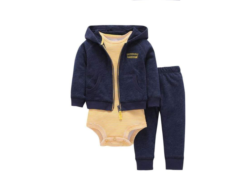 Newborn Fleece Hooded Jacket and Romper Set | 24 different models - # BAAA51210041