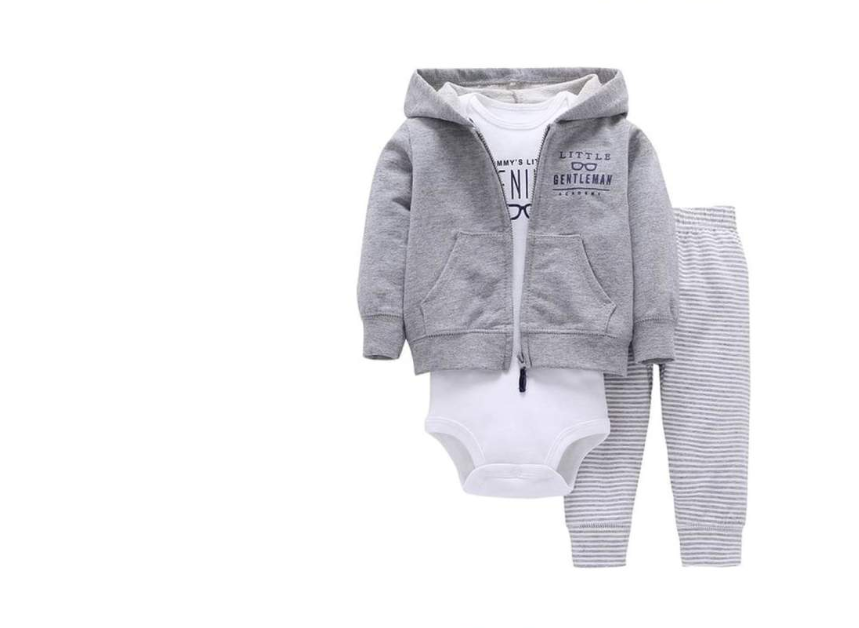Newborn Fleece Hooded Jacket and Romper Set | 24 different models - # BAAA51210041
