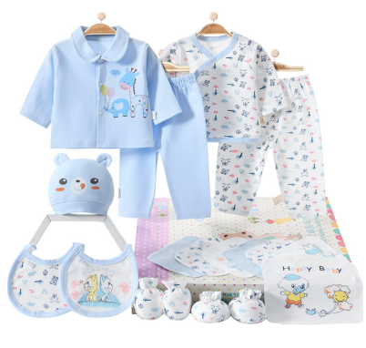 Newborn Gift Set with 18 Cotton Baby Clothes - # BANB11110009