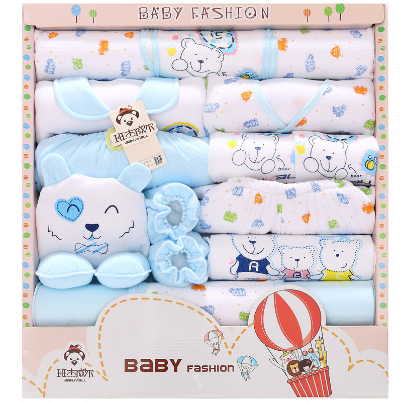 Newborn Gift Set with 18 Cotton Baby Clothes - # BANB11110009
