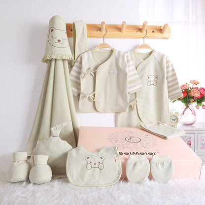 Newborn Gift Set with Color Cotton Baby Clothes - # BANB11110010