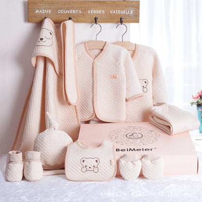 Newborn Gift Set with Color Cotton Baby Clothes - # BANB11110010