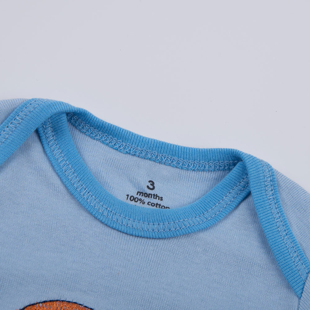 Newborn Long Sleeve Triangle Bodysuit & Towel Socks Gift Set - # BANB11110015
