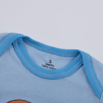 Newborn Long Sleeve Triangle Bodysuit & Towel Socks Gift Set - # BANB11110015