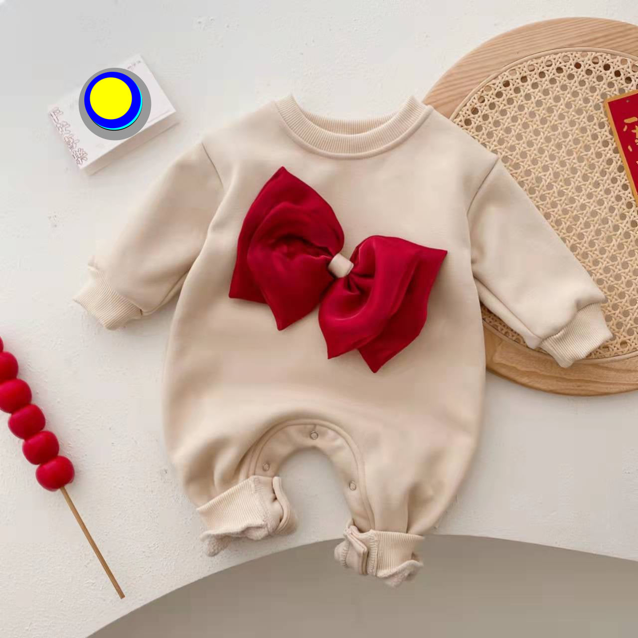 Newborn Plush One-Piece Climbing Suit - # BAAA21110053