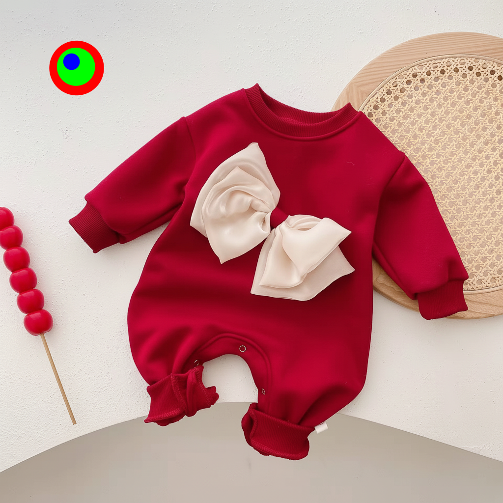 Newborn Plush One-Piece Climbing Suit - # BAAA21110053
