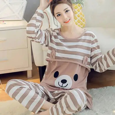 Nursing Mother Pajamas for Confinement Care - # NURSGA11410108