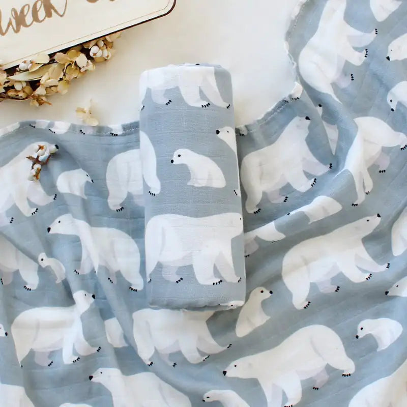 Organic Cotton Baby Swaddle Blanket - # BAGE41210023