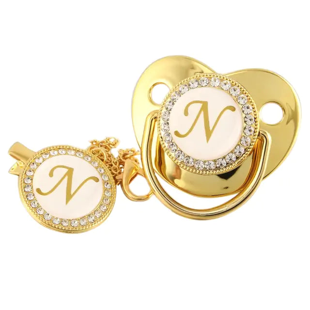 Pacifier with Initial Letter of Baby - BAGE61310003