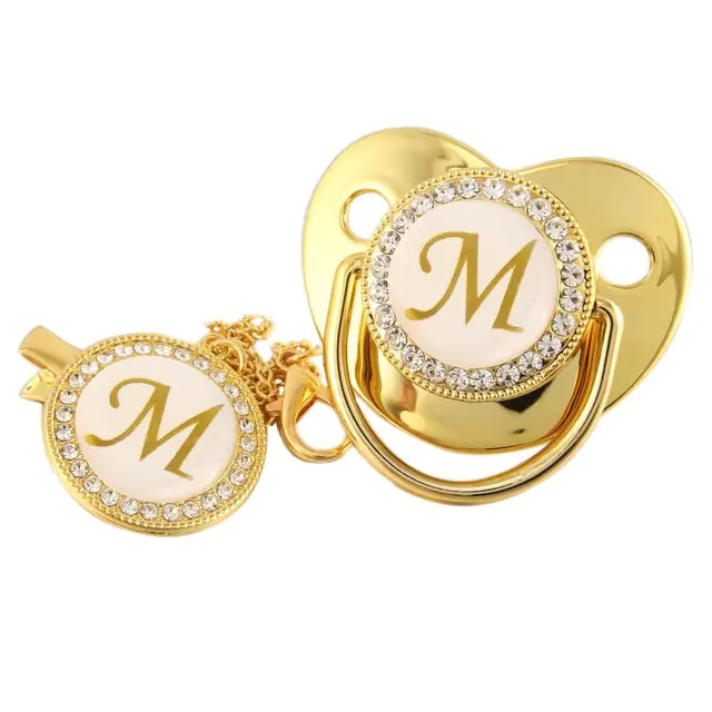 Pacifier with Initial Letter of Baby - BAGE61310003