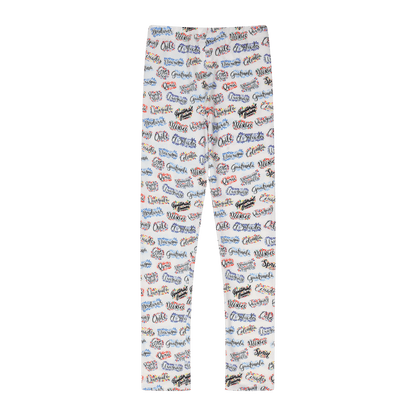 Paises Leggings Set for Kids | Vibrant Multicultural Print