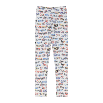 Paises Leggings Set for Kids | Vibrant Multicultural Print