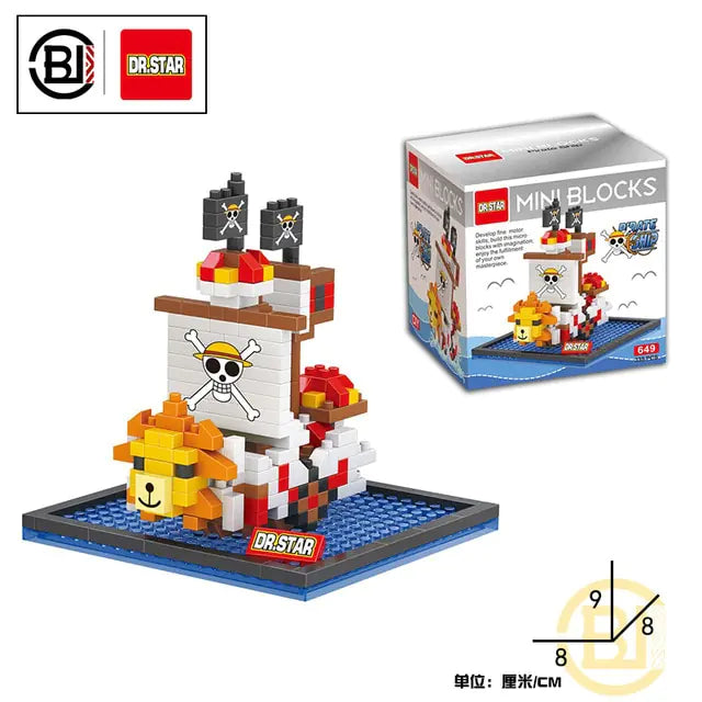 Pirate Ship Series Building Game Toys - # BOT&G522510002