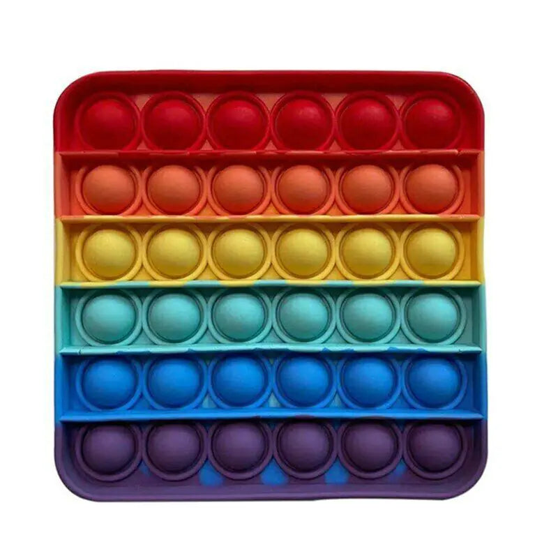 Popit Fidget Toy Push Bubble Sensory Stress Relief Kids Family Games Square Game - # BOT&G51110001