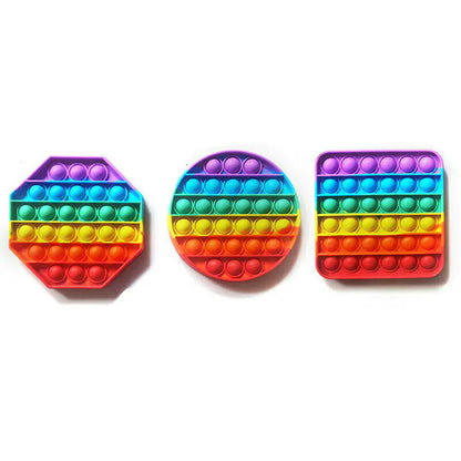 Popit Fidget Toy Push Bubble Sensory Stress Relief Kids Family Games Square Game - # BOT&G51110001