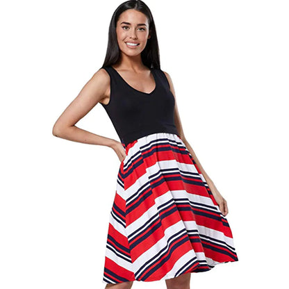 Popular Print Sleeveless Maternity Dress - # PRGTA11510014