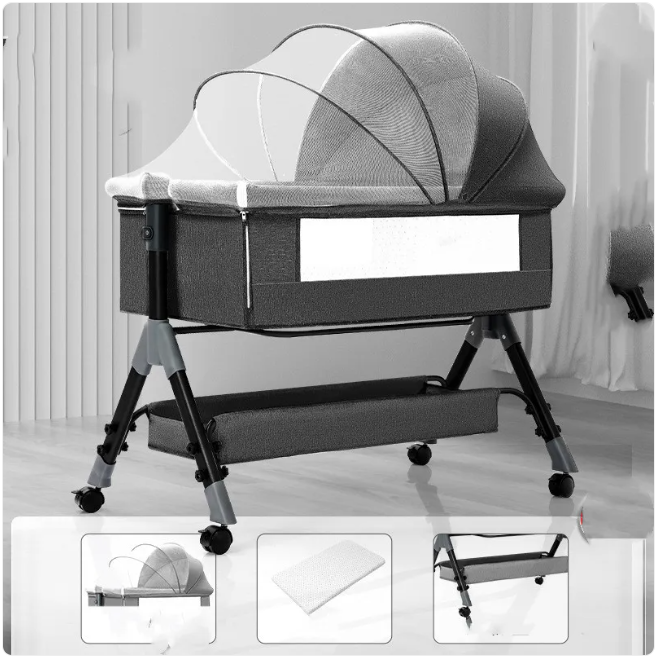 Portable 3-in-1 | Baby Folding Cradle Bed - # BAGEG11610018
