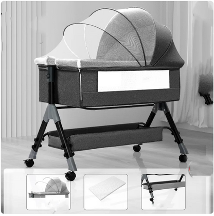 Portable 3-in-1 | Baby Folding Cradle Bed - # BAGEG11610018