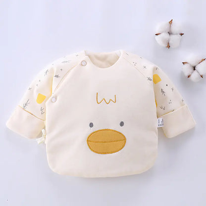 Pure Cotton Half Back Top | For Newborn Baby - # BAAA61110001
