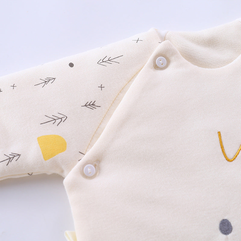 Pure Cotton Half Back Top | For Newborn Baby - # BAAA61110001