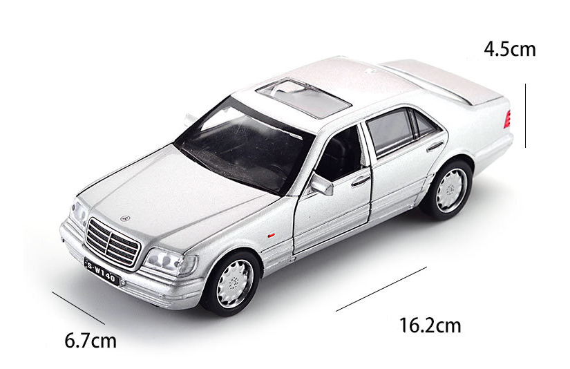 Realistic Mercedes-Benz S-Class W140 Alloy Toy Car Model - # BAGE81110041