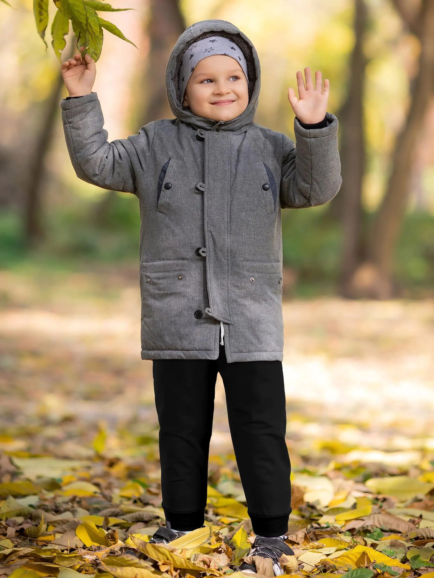Resinta 4 Pack Toddler and Boys Joggers Sweatpants Kids Pull-On Active Athletic Pants with Drawstring Elastic Waistband 5T Black, Dark Gray, Navy Blue, Burgundy - # BOAA11410003