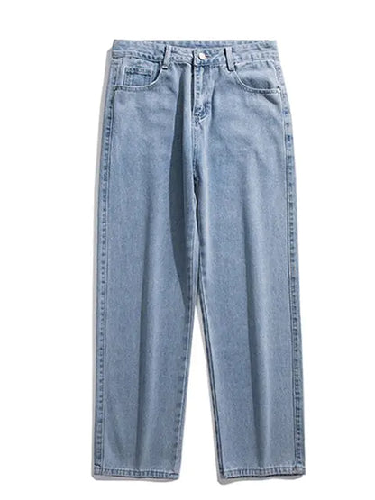 Retro Loose Straight Wide Leg Pants - # BOAA13410012