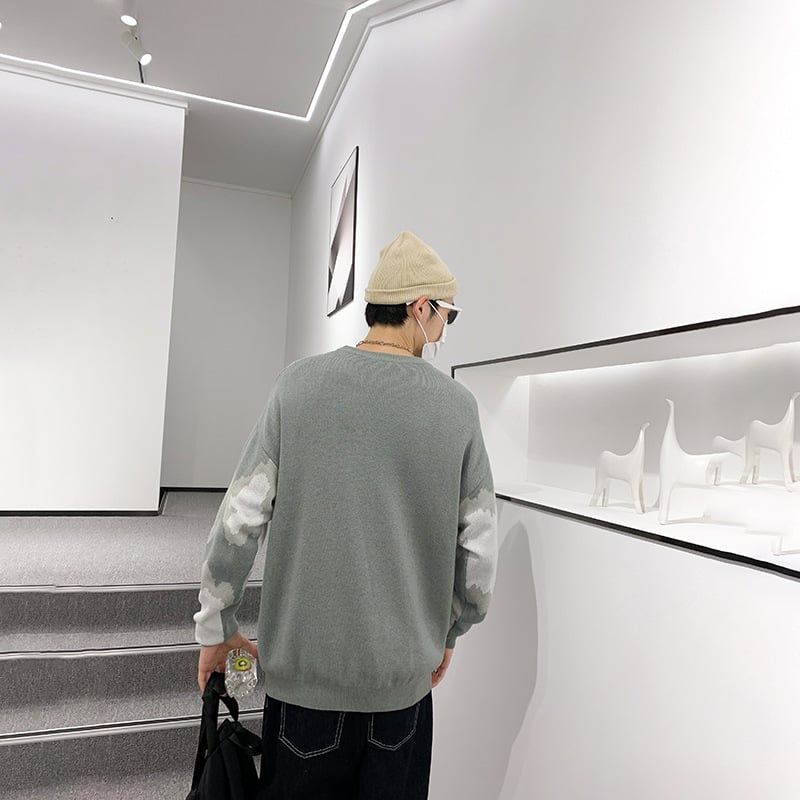 Round Neck Loose Sweater | For Men and Women - # BOAA13510048