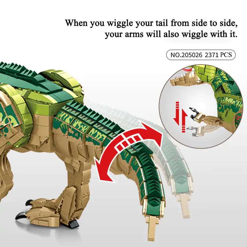 SEMBO BLOCK Tyrannosaurus Rex Dinosaur Building Blocks Toys - # BOT&G522510001
