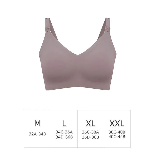 Sexy Seamless Maternity Nursing Bra for Women - # NURSGEA11210104