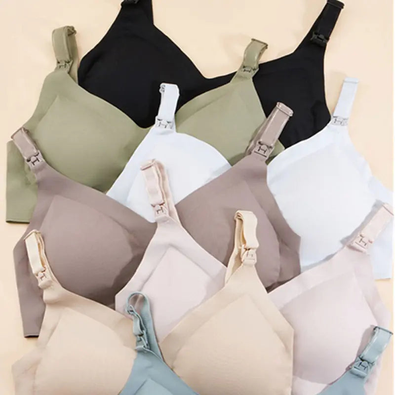 Sexy Seamless Maternity Nursing Bra for Women - # NURSGEA11210104