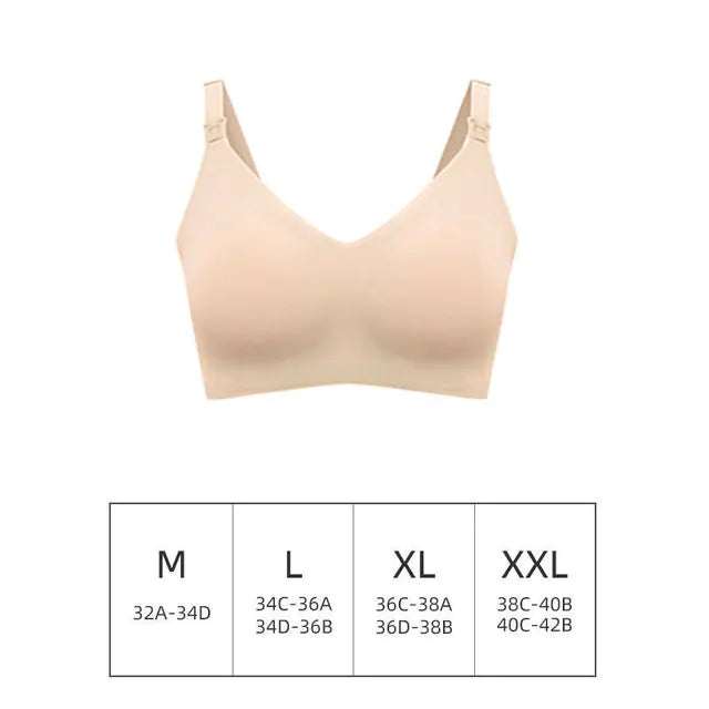 Sexy Seamless Maternity Nursing Bra for Women - # NURSGEA11210104