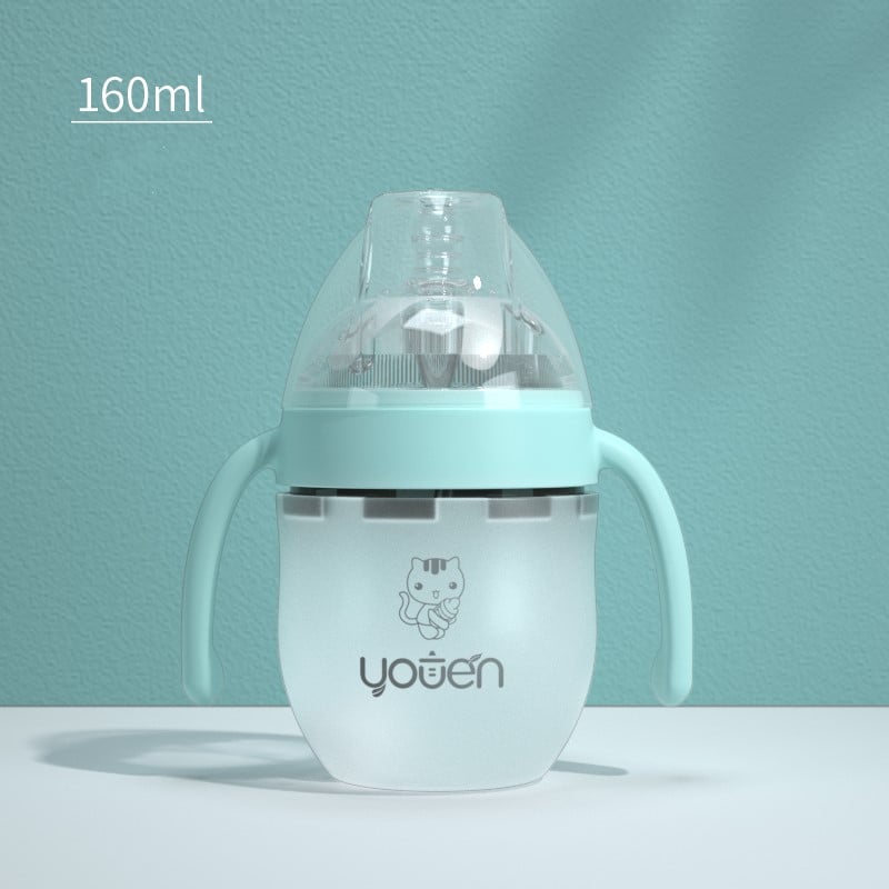 Silicone Baby Bottle | With Soft Straw and Anti-Drop Design - # BAGE21810007