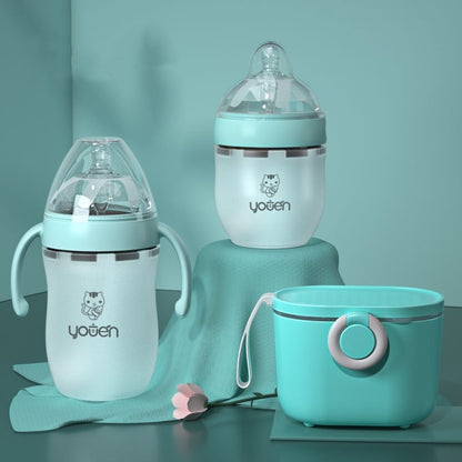 Silicone Baby Bottle | With Soft Straw and Anti-Drop Design - # BAGE21810007