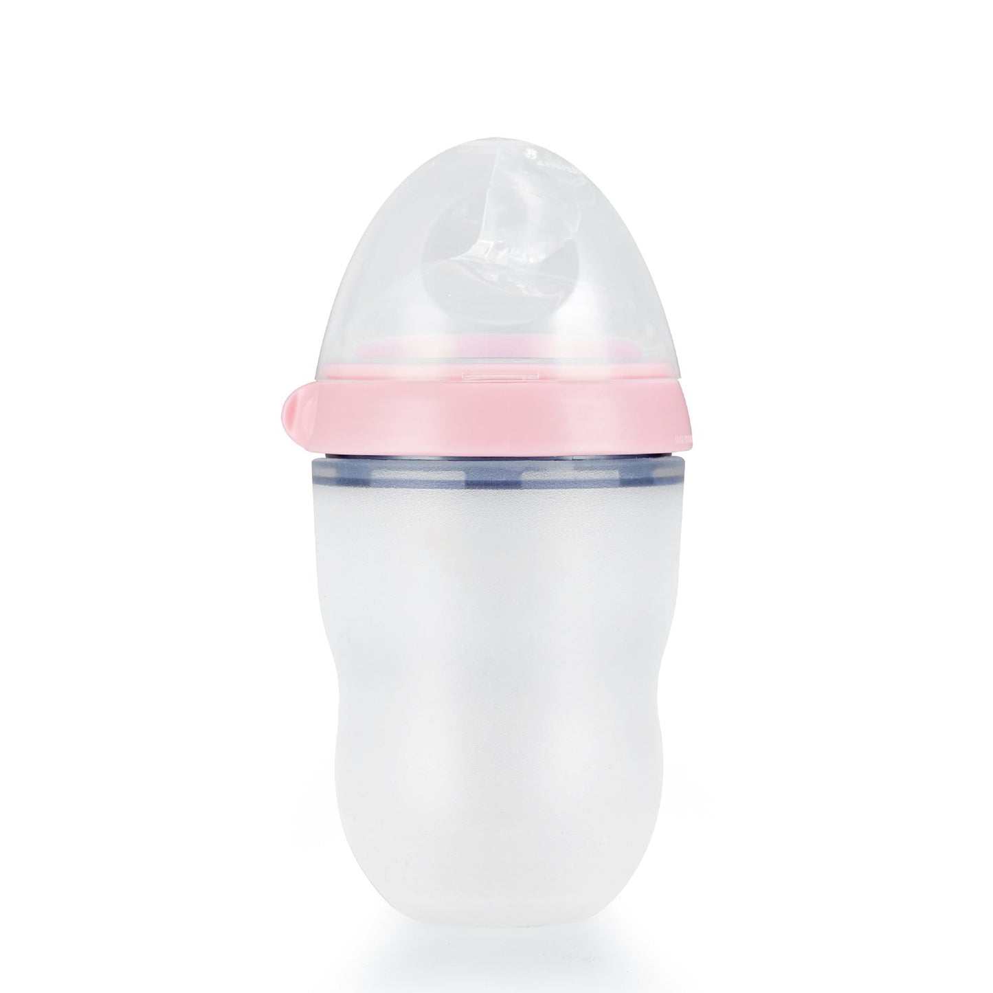 Silicone Baby Bottle with Wide Neck and Anti-Colic Design - BAGE21810014