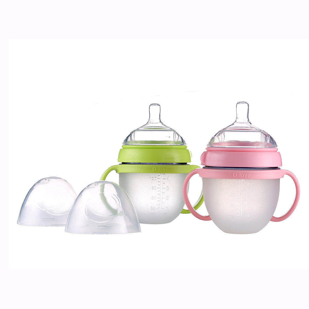 Silicone Baby Bottle with Wide Neck and Anti-Colic Design - BAGE21810014