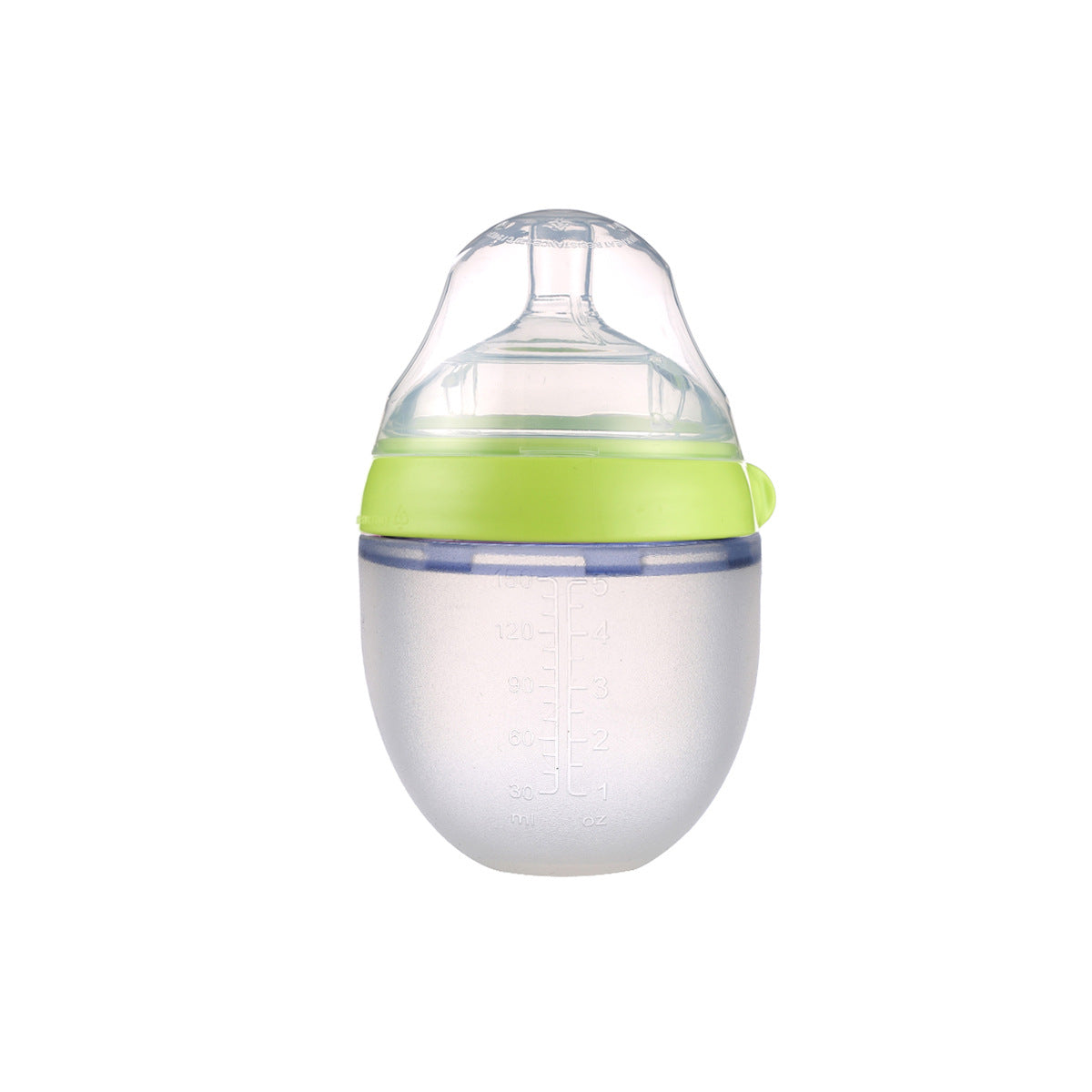 Silicone Baby Bottle with Wide Neck and Anti-Colic Design - BAGE21810014