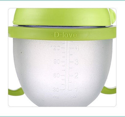 Silicone Baby Bottle with Wide Neck and Anti-Colic Design - BAGE21810014