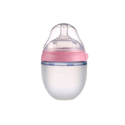 Silicone Baby Bottle with Wide Neck and Anti-Colic Design - BAGE21810014