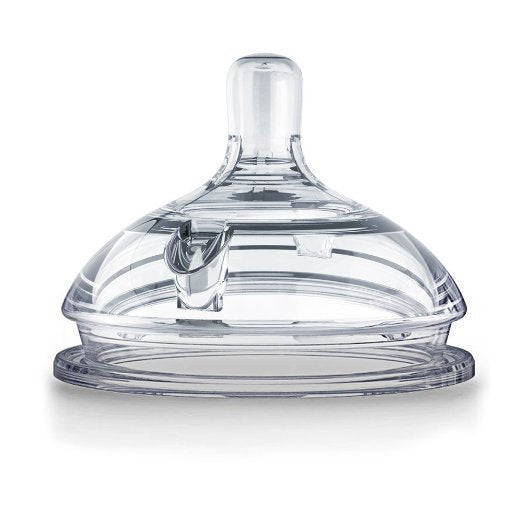 Silicone Baby Bottle with Wide Neck and Anti-Colic Design - BAGE21810014