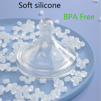 Silicone Baby Feeding Bottle | For Newborns | Anti-Choking - # BAGE21810005