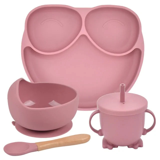 Silicone Baby Feeding Spoon Set - # BAGE21110006